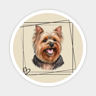 Love my Yorkie Magnet